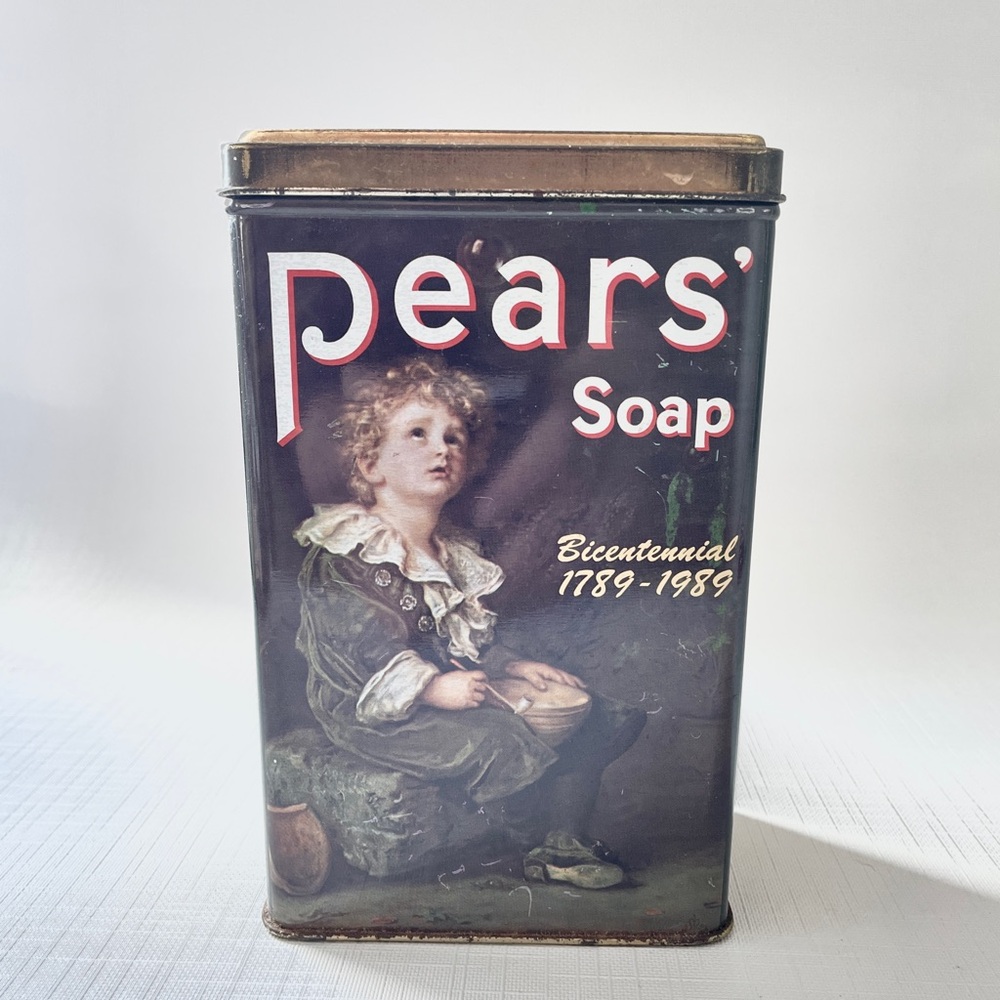 PEARS' SOAP Vintage Reproduction Bicentennial 1789-1989 Bubbles Special Ed. Tin